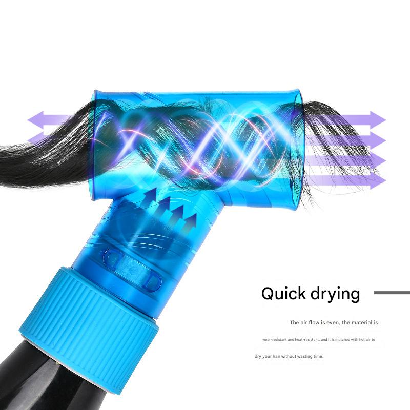 Blue Wind Spin Hair Curler Diffuser - Universal Hair Dryer Attachment for Effortless Waves and Curls V888-ELOSUNG36345