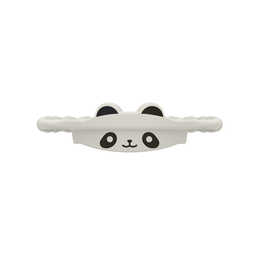 2 Pcs White and Black Panda Adorable Animal Silicone Cup Carrier - Portable Reusable Handle for Water Cup(cup V888-ELOSUNG36350