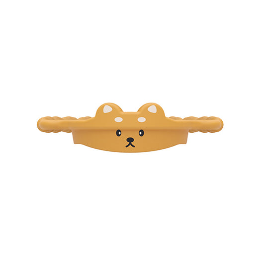 2 Pcs Yellow Dog Adorable Animal Silicone Cup Carrier - Portable Reusable Handle for Water Cup(cup not V888-ELOSUNG36352