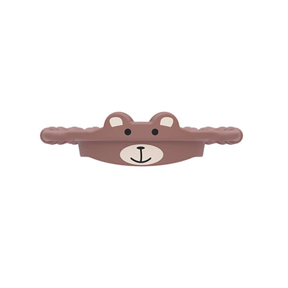 2 Pcs Brown Bear Adorable Animal Silicone Cup Carrier - Portable Reusable Handle for Water Cup(cup not V888-ELOSUNG36353