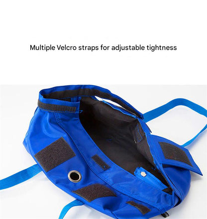 Size S Orange Multi-Functional Cat Grooming Bag - Anti-Scratch Restraint Pouch for Nail Trimming and Vet V888-ELOSUNG36367