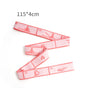 Pink 9-Loop Yoga Stretch Strap - Numbered Band for Flexibility and Physical Therapy V888-ELOSUNG36396