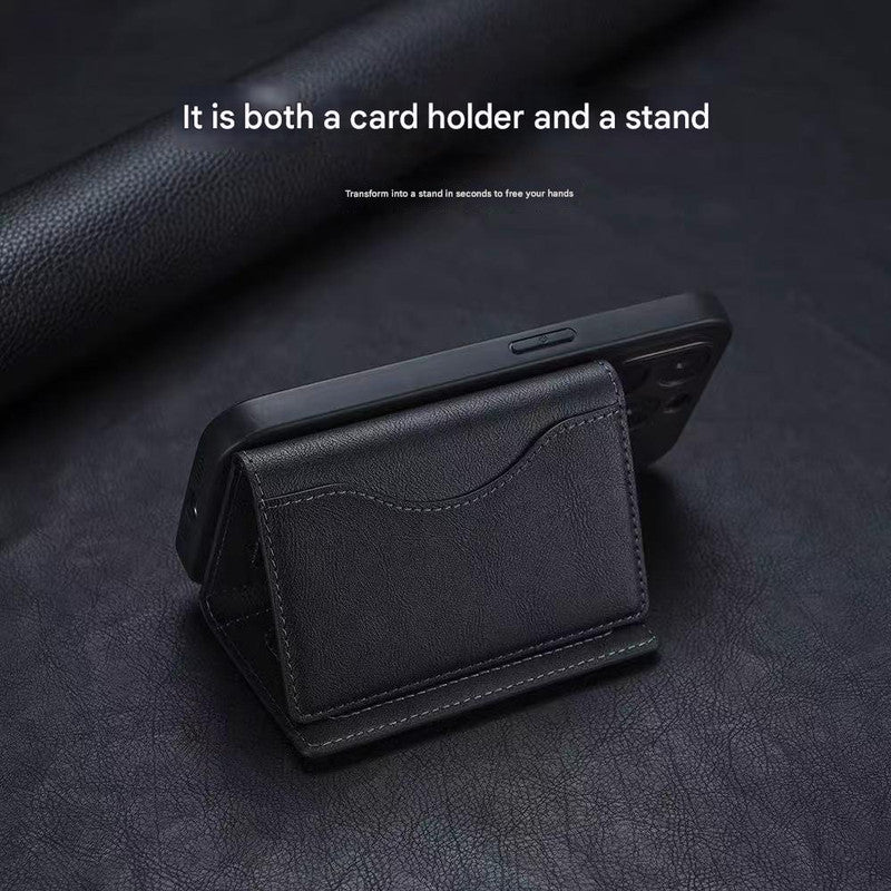 Dark Blue 3-in-1 Magnetic Wallet for MagSafe - Slim PU Leather Card Holder with Kickstand V888-ELOSUNG36429