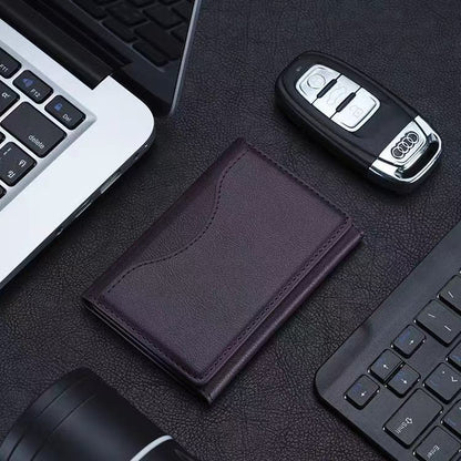Dark Purple 3-in-1 Magnetic Wallet for MagSafe - Slim PU Leather Card Holder with Kickstand V888-ELOSUNG36431