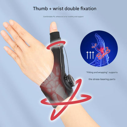 Black Adjustable Thumb Brace with Dial System - Wrist & Thumb Stabilizer for Pain Relief V888-ELOSUNG36449