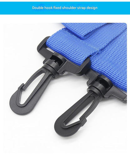 Black Compact Golf Club Carrier - Lightweight Sunday Practice Bag for Driving Range V888-ELOSUNG36450