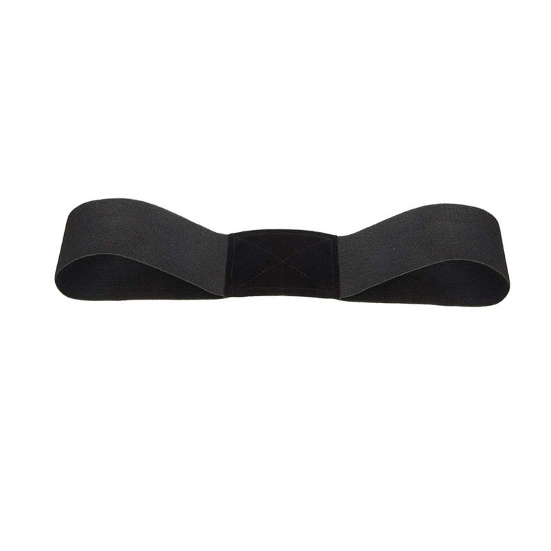 Black Golf Swing Trainer Arm Band - Simple Posture Corrector for Improved Alignment & Connection V888-ELOSUNG36503