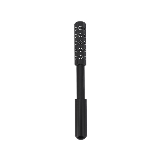 Black Germanium Stone Facial Roller - Uplifting & Sculpting Beauty Massager for Face and Body V888-ELOSUNG36536