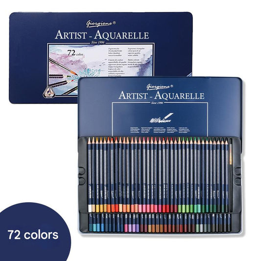 Giorgione Artist Watercolour Pencils 72-Color Set - Premium Water Soluble Colored Pencils for Art & Drawing V888-ELOSUNG36550