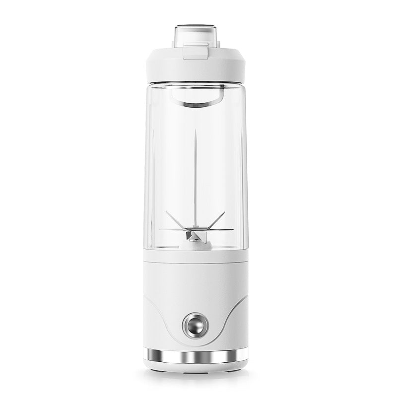 White Portable Automatic Rechargeable Blender Wireless Juicer Mini Ice Crusher for Smoothies & Shakes V888-ELOSUNG36617
