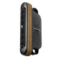 Black and Wood grain pattern Car Seat Back Headrest Fan USB Powered Dual Turbine Bladeless Cooling Fan with 3 V888-ELOSUNG36625