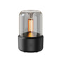 Black Creative Candleligh Aromatherapy Diffuser USB Desktop Ambient Candle Lamp Humidifier V888-ELOSUNG36629