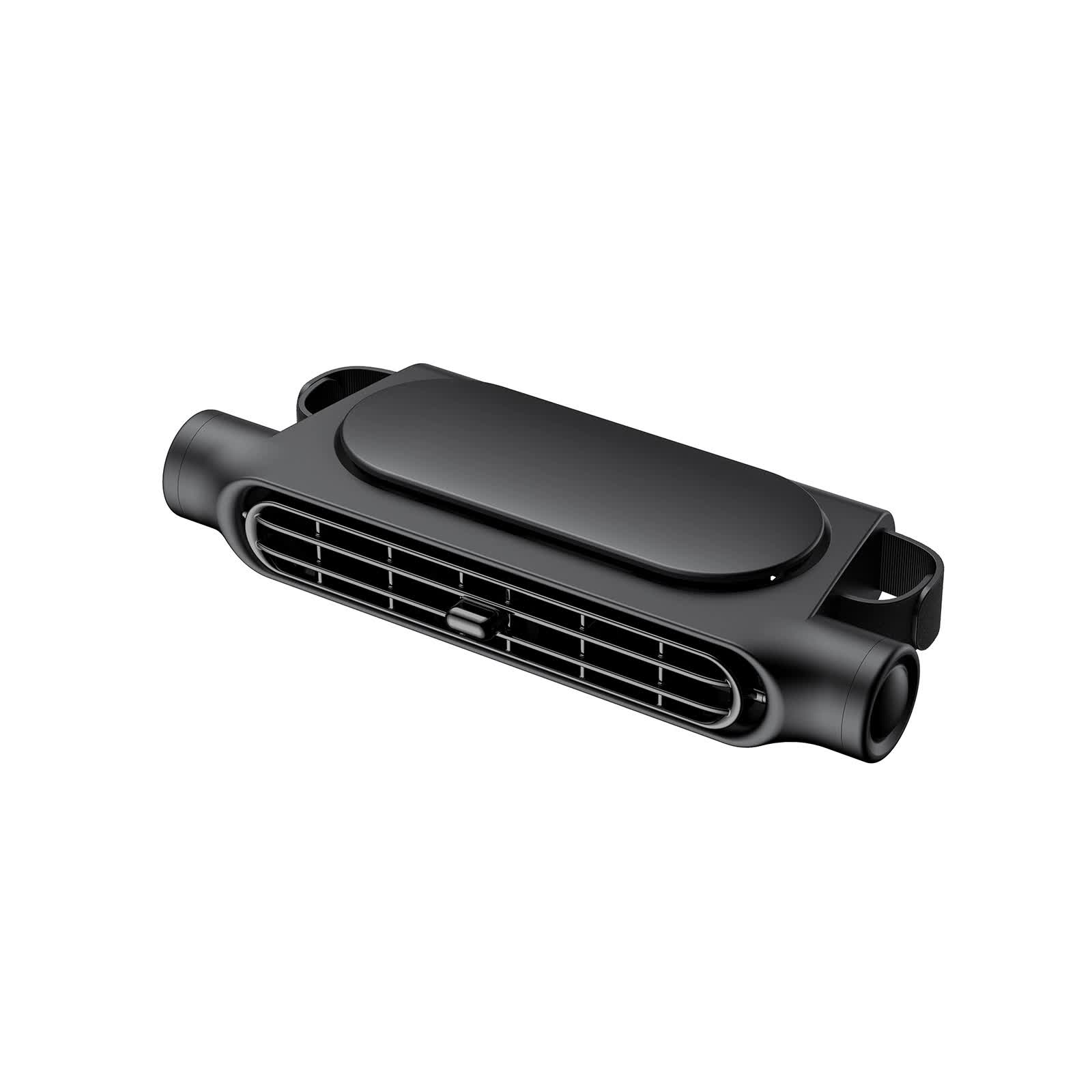 Black Car Seat Back Headrest Fan USB Powered Turbine Cooling Fan with 3 Adjustable Speeds V888-ELOSUNG36631