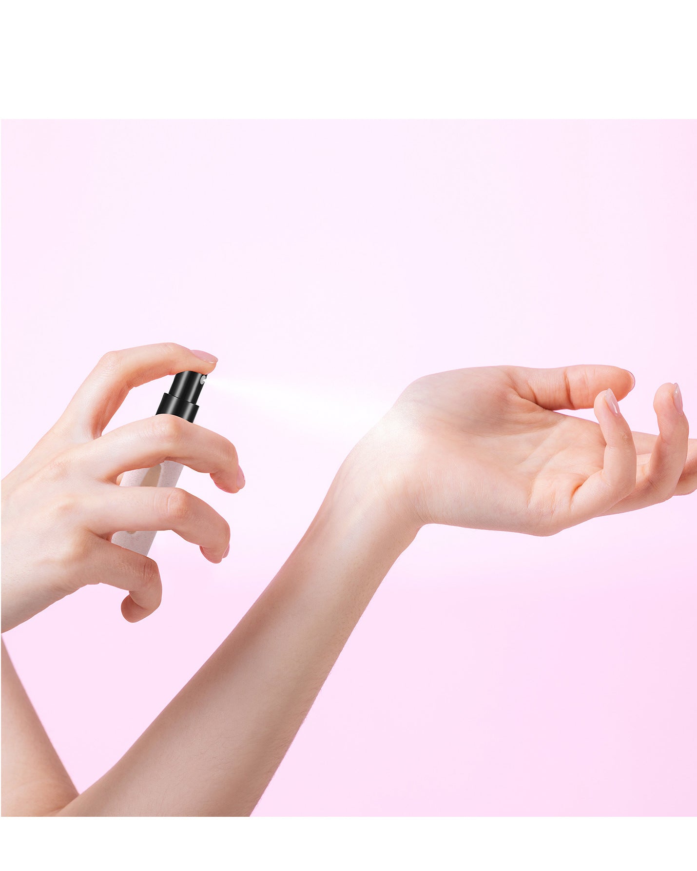 Pink 3 Pack Plush Perfume Atomiser Keychain - 5ml Portable Refillable Spray Bottle with Pom Pom Bag Charm V888-ELOSUNG36645