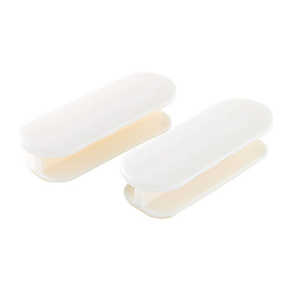 White 10-Pack No-Drill Window Handle Cabinet Pulls - Adhesive Mounting for Easy Installation V888-ELOSUNG36715