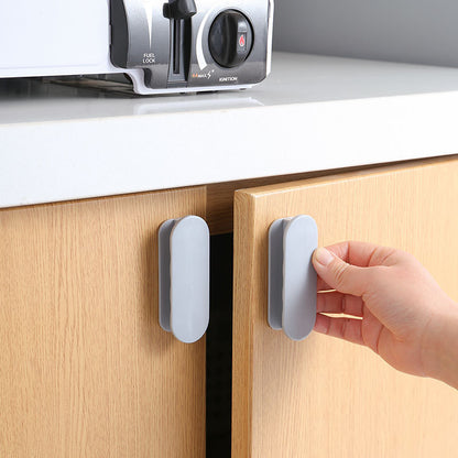 White 10-Pack No-Drill Window Handle Cabinet Pulls - Adhesive Mounting for Easy Installation V888-ELOSUNG36715