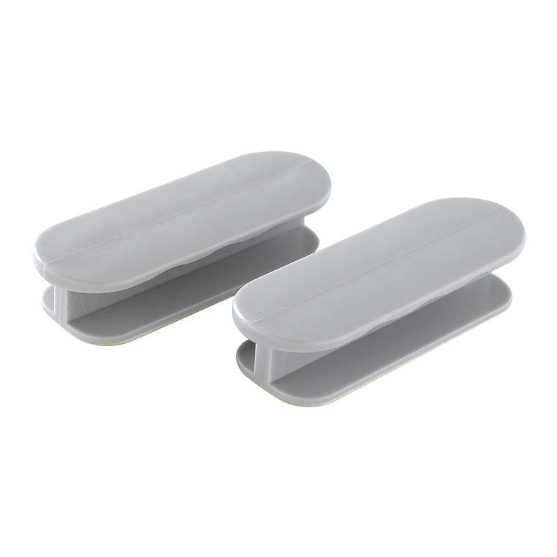 Grey 10-Pack No-Drill Window Handle Cabinet Pulls - Adhesive Mounting for Easy Installation V888-ELOSUNG36716