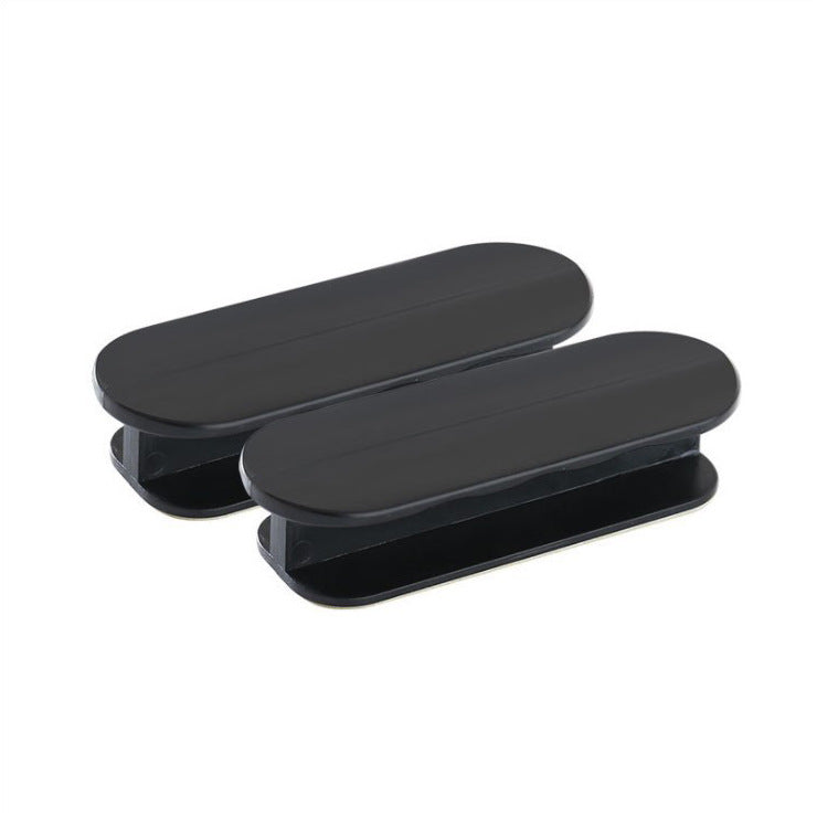 Black 10-Pack No-Drill Window Handle Cabinet Pulls - Adhesive Mounting for Easy Installation V888-ELOSUNG36717