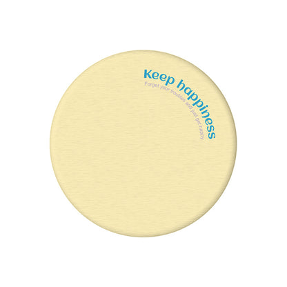 2 Pcs Yellow Quick-Dry Natural Diatom Mud Coaster - Absorbent Bathroom Sink Mat for Kitchen and Washroom Use V888-ELOSUNG36734