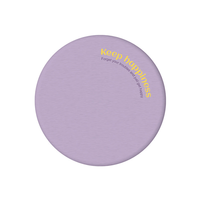 2 Pcs Purple Quick-Dry Natural Diatom Mud Coaster - Absorbent Bathroom Sink Mat for Kitchen and Washroom Use V888-ELOSUNG36736