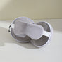Grey 3-in-1 Foldable Sleep Eye Mask with Neck Pillow - Compact Travel Pillow for Airplane, Office Naps and V888-ELOSUNG36741