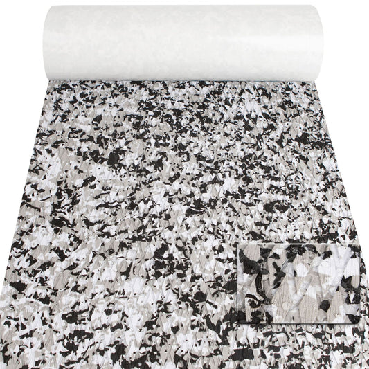 Snow Camouflage EVA Boat Deck Mat - Non-Slip, Waterproof Flooring for Yacht, Boat, and Outdoor V888-ELOSUNG36758