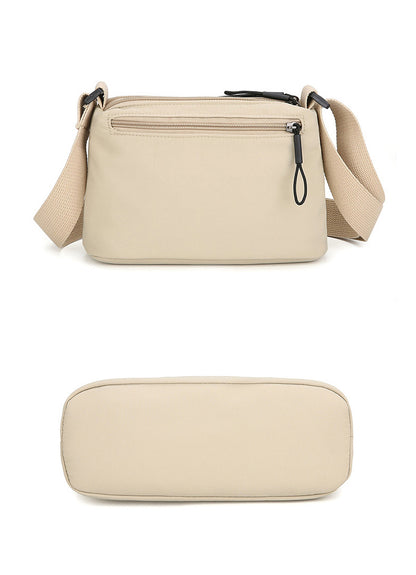 Green Lightweight Multi-Layer Crossbody Bag for Women - Compact, Water-Resistant Nylon Shoulder Bag with V888-ELOSUNG36824
