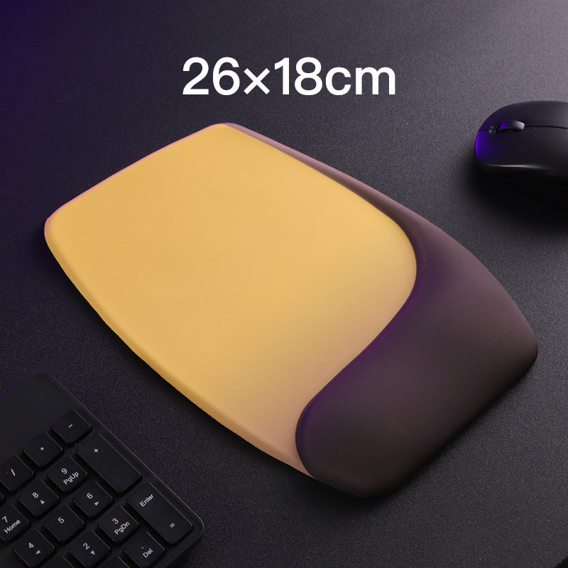 Yellow Comfortable Memory Foam Wrist Rest Set - Ergonomic Mouse Pad & Keyboard Hand Support for Office and V888-ELOSUNG36832