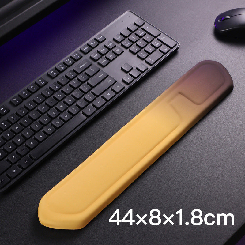 Yellow Comfortable Memory Foam Wrist Rest Set - Ergonomic Mouse Pad & Keyboard Hand Support for Office and V888-ELOSUNG36832