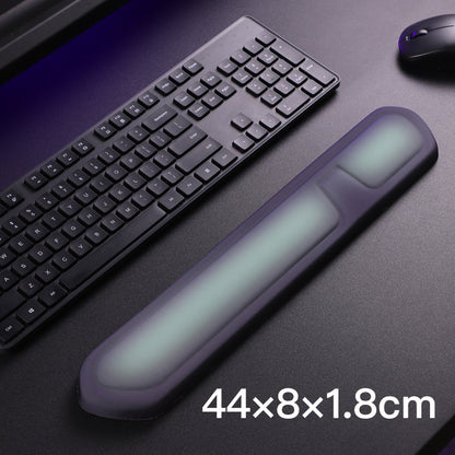 Purple and Green Comfortable Memory Foam Wrist Rest Set - Ergonomic Mouse Pad & Keyboard Hand Support for V888-ELOSUNG36833