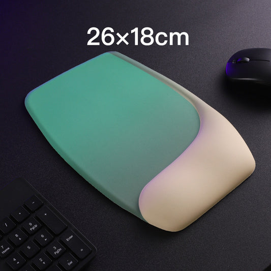 Green and White Comfortable Memory Foam Wrist Rest Set - Ergonomic Mouse Pad & Keyboard Hand Support for V888-ELOSUNG36835