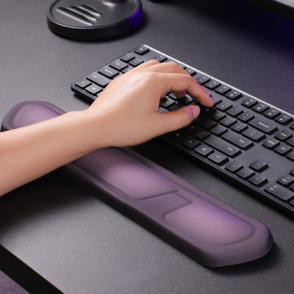 Green and White Comfortable Memory Foam Wrist Rest Set - Ergonomic Mouse Pad & Keyboard Hand Support for V888-ELOSUNG36835