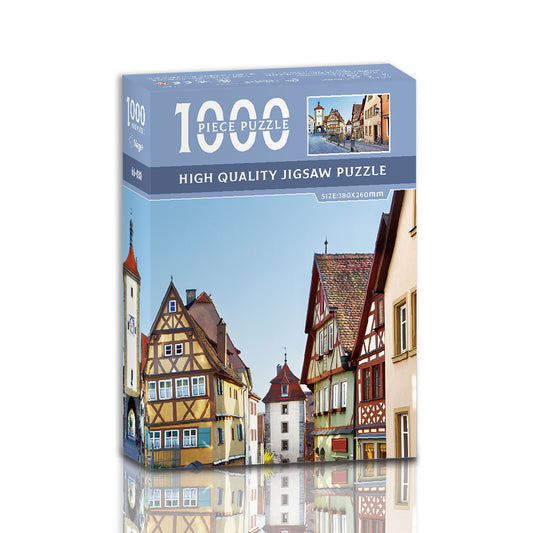Austrian town 1000-Piece Jigsaw Puzzle - High-Quality Artistic Puzzle for Adults, Stress Relief & Mental V888-ELOSUNG36840