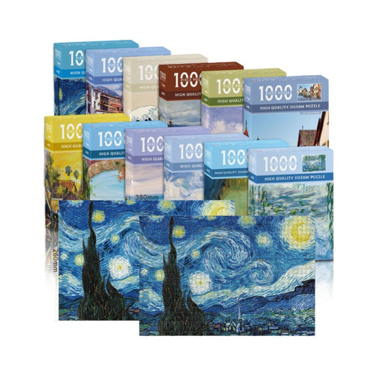 Fishermen's Home 1000-Piece Jigsaw Puzzle - High-Quality Artistic Puzzle for Adults, Stress Relief & Mental V888-ELOSUNG36843