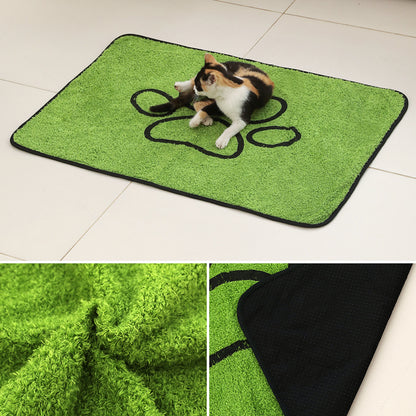 2 Pcs Artificial Grass Pet Mat - Soft, Fast-Drying & Non-Slip Sleeping Pad for Cats and Dogs(45*60cm) V888-ELOSUNG36866