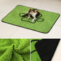 2 Pcs Artificial Grass Pet Mat - Soft, Fast-Drying & Non-Slip Sleeping Pad for Cats and Dogs(60*90cm) V888-ELOSUNG36867