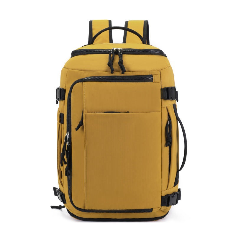 Yellow Stylish & Spacious Backpack - Lightweight, Expandable Travel & Daily Use Rucksack (31x20x43cm) V888-ELOSUNG36888
