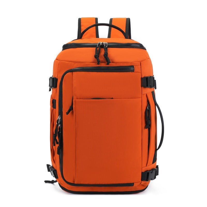 Orange Stylish & Spacious Backpack - Lightweight, Expandable Travel & Daily Use Rucksack (31x20x43cm) V888-ELOSUNG36891