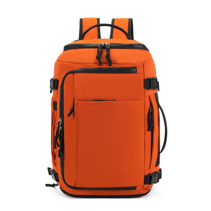 Orange Stylish & Spacious Backpack - Lightweight, Expandable Travel & Daily Use Rucksack (31x20x43cm) V888-ELOSUNG36891