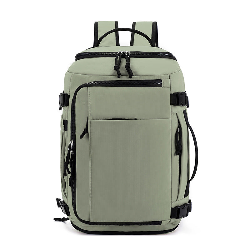 Green Stylish & Spacious Backpack - Lightweight, Expandable Travel & Daily Use Rucksack (31x20x43cm) V888-ELOSUNG36892