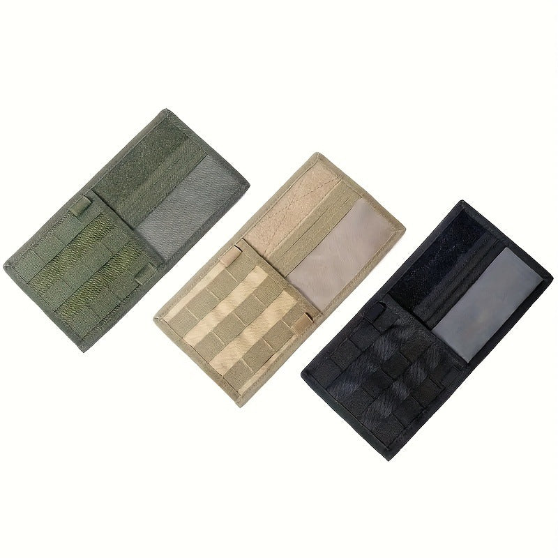 2 Pcs Khaki Car Sun Visor Organizer - Multi-Purpose Tactical Storage Bag for Tools, Cards & Gear V888-ELOSUNG36909