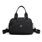 Black Large Capacity Single Shoulder Bag - Waterproof Nylon Tote with Adjustable Strap, Multi-Functional V888-ELOSUNG36921