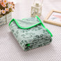 Green Pet Blanket Set - Plush Paw Print Design, 3-Piece Pack (S/M/L Sizes) V888-ELOSUNG36949