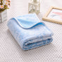 Blue Pet Blanket Set - Plush Paw Print Design, 3-Piece Pack (S/M/L Sizes) V888-ELOSUNG36951