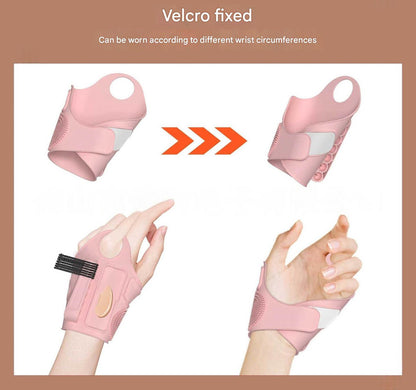 2pc Multi-Functional Silicone Makeup Artist Wristband - Wearable Palette, Brush Holder & Cleaner(Purple) V888-ELOSUNG37007