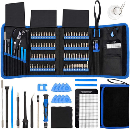 Professional 142-in-1 Precision Screwdriver Repair Tool Kit in Portable Oxford Bag(blue) V888-ELOSUNG37071