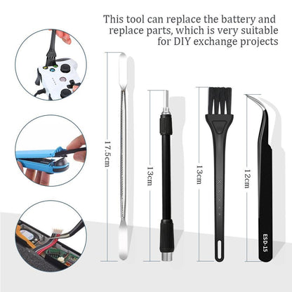 Professional 140-in-1 Precision Screwdriver Repair Tool Kit in Portable Oxford Bag(blue) V888-ELOSUNG37072