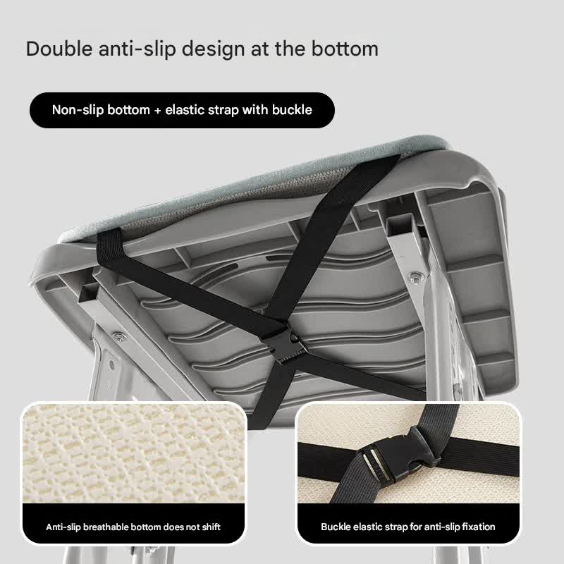 Memory Foam Student Seat Cushion - Pressure Relief, Non-Slip with Adjustable Straps for Healthy V888-ELOSUNG37073