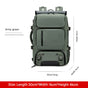 4-in-1 Convertible Travel Backpack & Briefcase - Large Capacity, 16" Laptop Compartment, USB Port(Army Green) V888-ELOSUNG37083