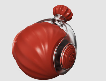 Red Interactive Smart Electric Cat Toy Ball - Automatic Irregular Rolling Teaser for Independent Play V888-ELOSUNG38018